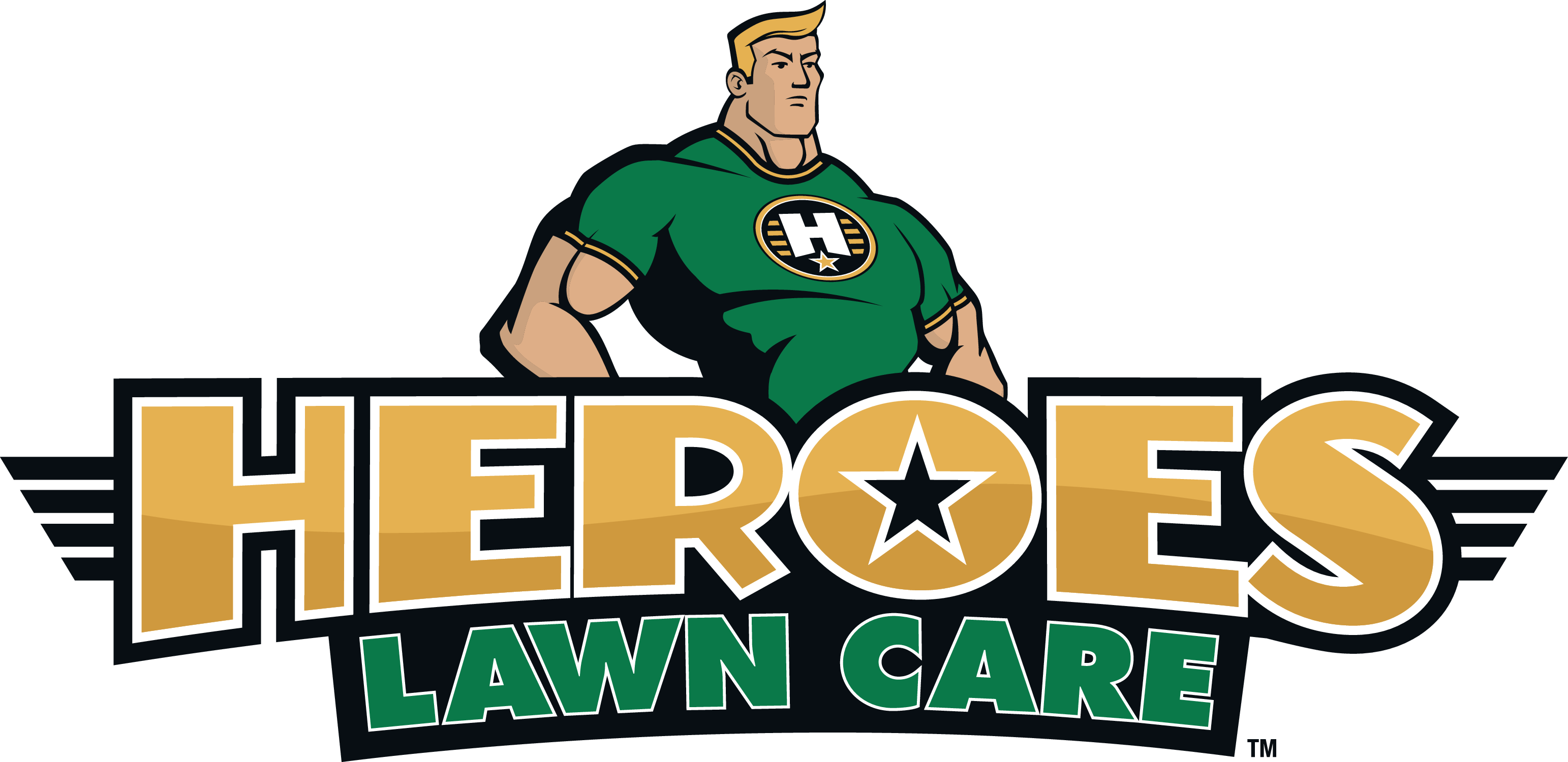 Heroes Lawn Care logo