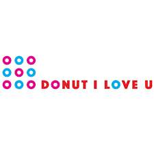 Donut i love u logo