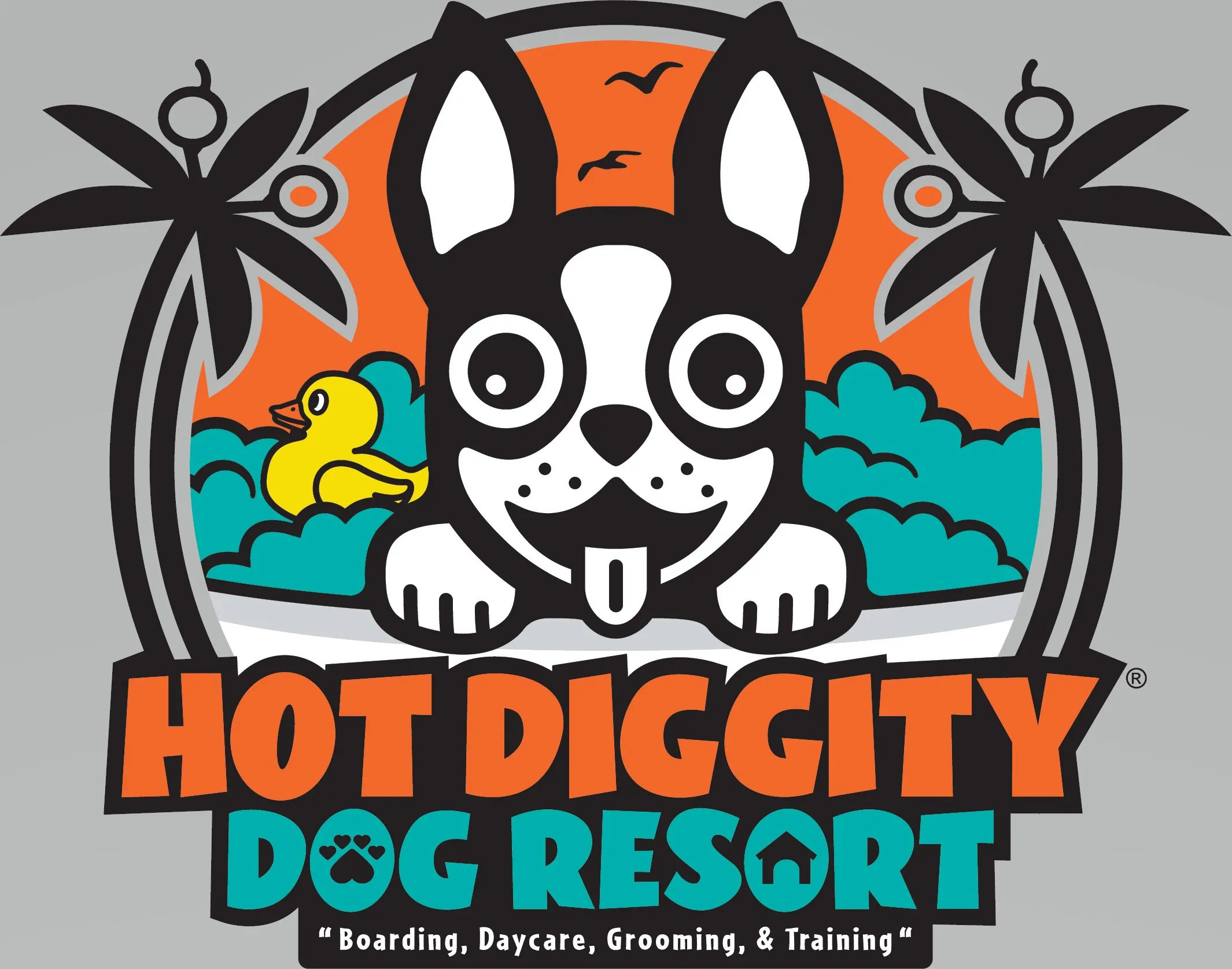 Hot Diggity Dog Resort logo