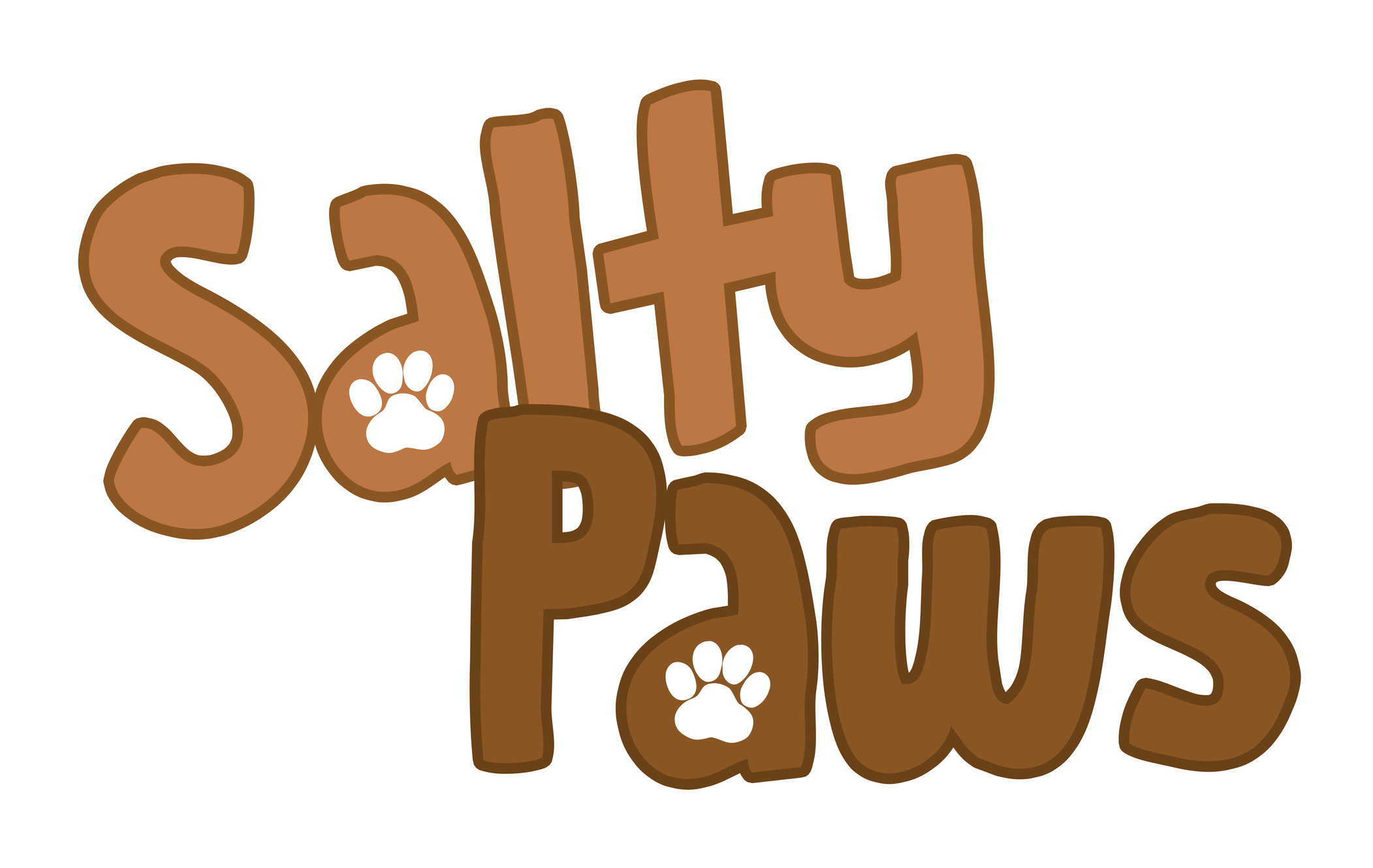 Salty Paws Ice Cream Truck logo