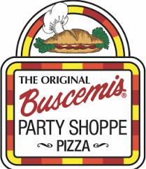 Buscemis Party Shoppe Pizza logo