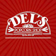 Del's Popcorn Shop logo
